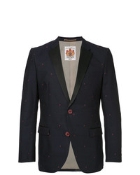 Blazer brodé noir Education From Youngmachines