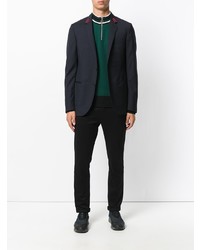 Blazer brodé noir Lanvin