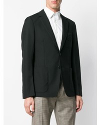 Blazer brodé noir Prada