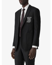 Blazer brodé noir Burberry