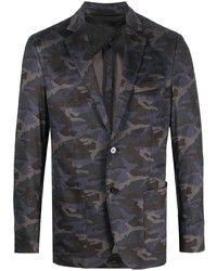 Blazer camouflage bleu marine Karl Lagerfeld