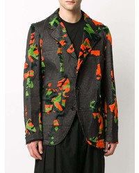 Blazer camouflage noir Comme Des Garcons Homme Plus