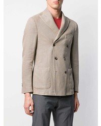 Blazer croisé beige Dell'oglio