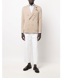 Blazer croisé beige Lardini