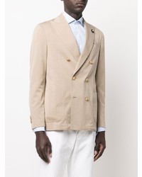 Blazer croisé beige Lardini