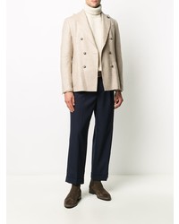 Blazer croisé beige Lardini