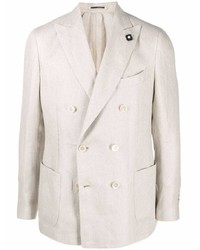 Blazer croisé beige Lardini