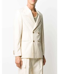 Blazer croisé beige Nanushka