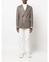 Blazer croisé beige Boglioli