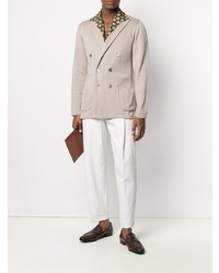 Blazer croisé beige Lardini