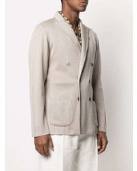 Blazer croisé beige Lardini