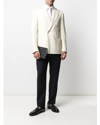 Blazer croisé beige Corneliani