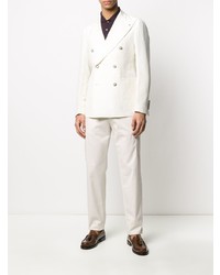 Blazer croisé blanc Tagliatore