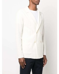 Blazer croisé blanc Manuel Ritz