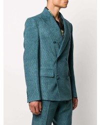 Blazer croisé bleu canard Amiri