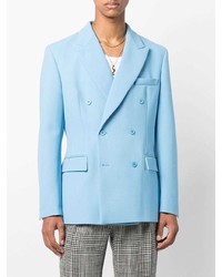 Blazer croisé bleu clair Casablanca