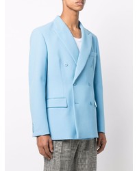 Blazer croisé bleu clair Casablanca