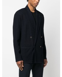 Blazer croisé bleu marine Lardini