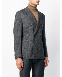 Blazer croisé bleu marine Boglioli