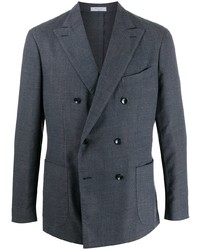 Blazer croisé bleu marine Boglioli