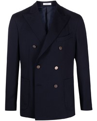 Blazer croisé bleu marine Boglioli