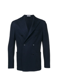 Blazer croisé bleu marine Boglioli