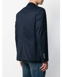 Blazer croisé bleu marine Balmain