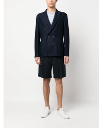 Blazer croisé bleu marine Lardini