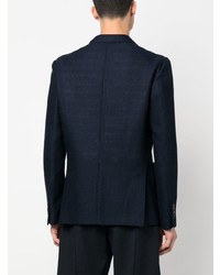 Blazer croisé bleu marine Lardini