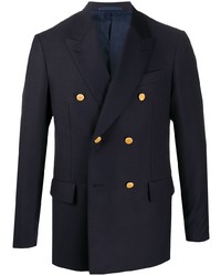 Blazer croisé bleu marine Caruso