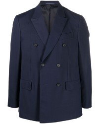 Blazer croisé bleu marine Caruso