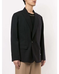 Blazer croisé bleu marine Yoshiokubo