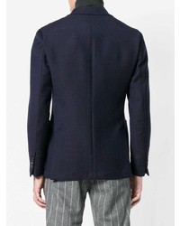 Blazer croisé bleu marine Lardini