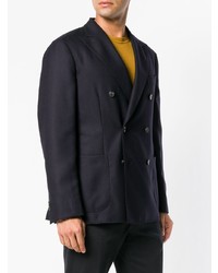 Blazer croisé bleu marine Boglioli