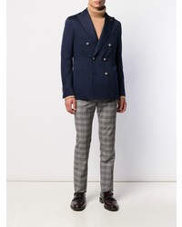 Blazer croisé bleu marine Lardini