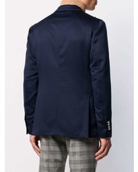 Blazer croisé bleu marine Lardini