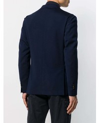 Blazer croisé bleu marine Lardini