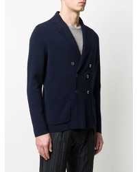 Blazer croisé bleu marine Drumohr