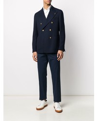 Blazer croisé bleu marine Gabriele Pasini