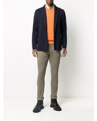 Blazer croisé bleu marine Lardini