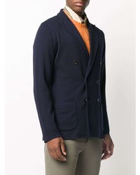 Blazer croisé bleu marine Lardini