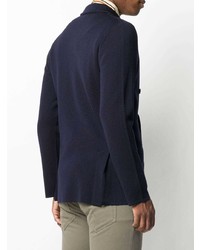 Blazer croisé bleu marine Lardini