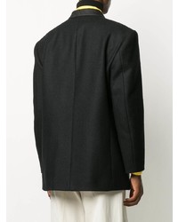 Blazer croisé bleu marine Raf Simons