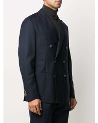 Blazer croisé bleu marine Lardini