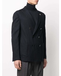 Blazer croisé bleu marine Lardini