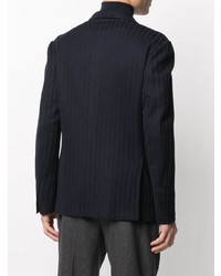 Blazer croisé bleu marine Lardini