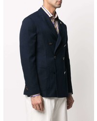 Blazer croisé bleu marine Lardini