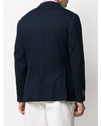 Blazer croisé bleu marine Lardini