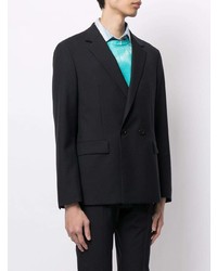 Blazer croisé bleu marine Solid Homme