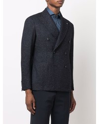 Blazer croisé bleu marine Tagliatore